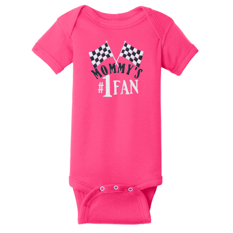 Mommy's #1 Fan Infant Onesie - Pink or Blue