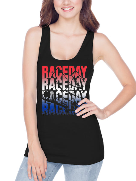 Sprint Car Raceday Gradient Tank Tops