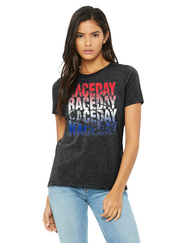 Sprint Car Raceday Gradient Baseball Tee's & Tee's