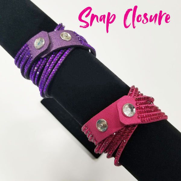 Blingy Wrap Bracelet with Sprint Charm