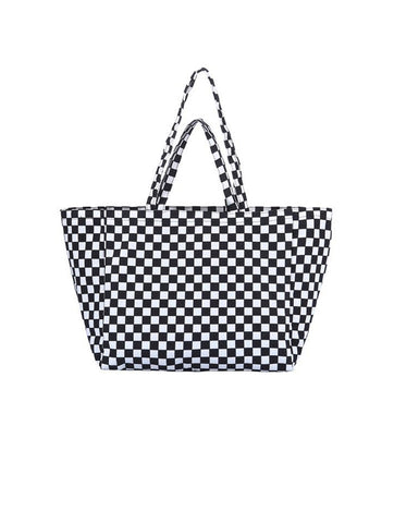 Nima Checkered Tote Bag