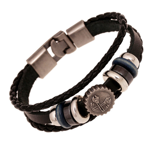 Forged Style Layered Bracelet